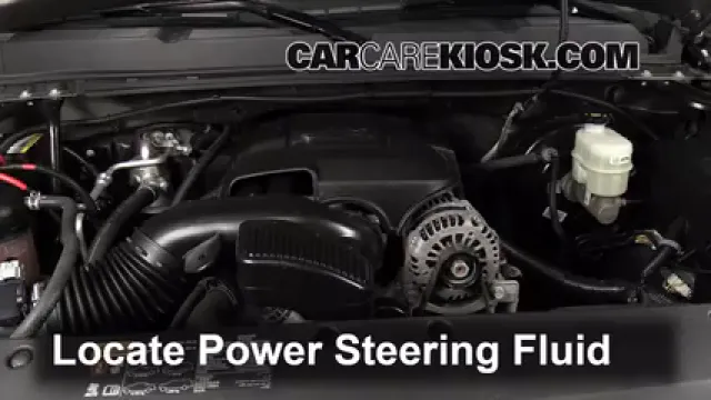 2013 Chevrolet Silverado 1500 LT 5.3L V8 FlexFuel Crew Cab Pickup Liquide de direction assistée Vérifier le niveau de liquide
